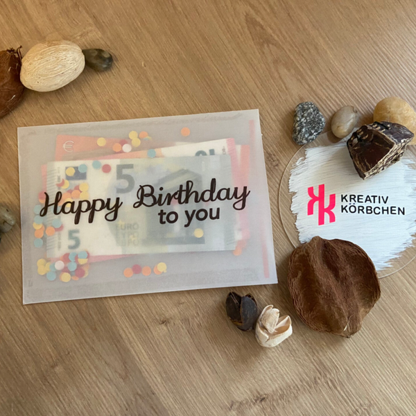 Schüttelkarte "Happy Birthday"