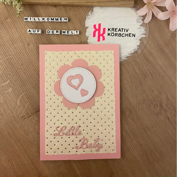 Glückwunschkarte zur Geburt „Little Baby“