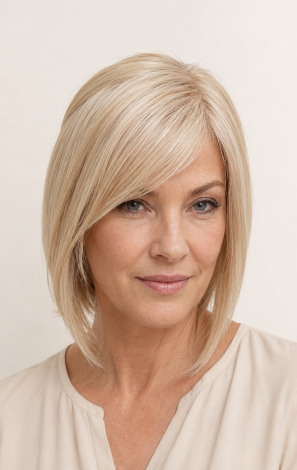Top filler blond human hair