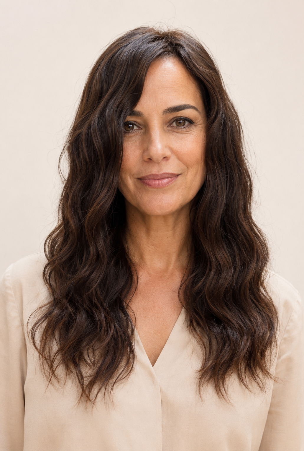 Bayo - human hair - slight wavy - Brown mix