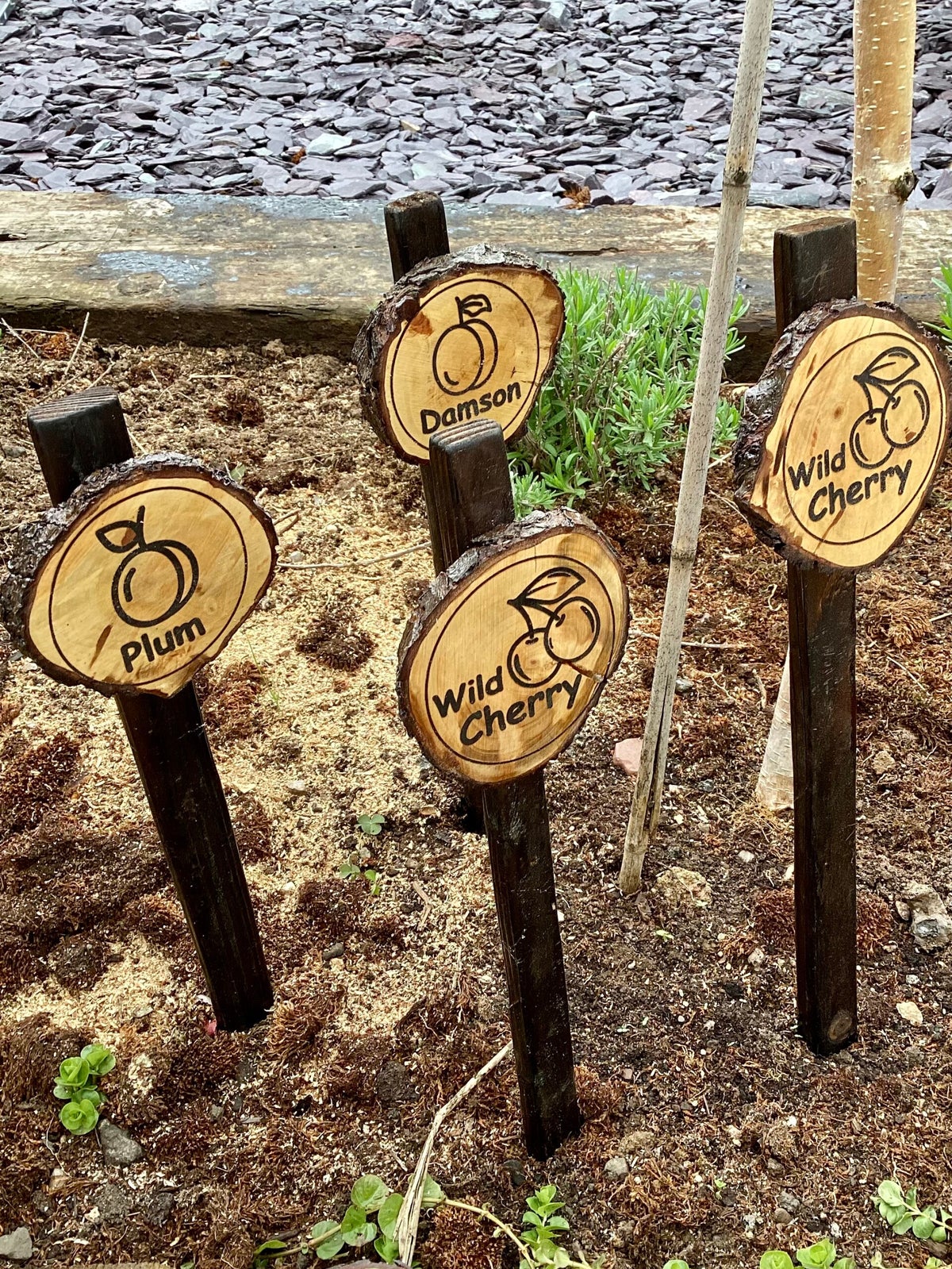 Fruit and Vegetable Sign, 45cm tall | Forest School Signs