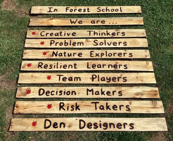 Wooden Signs, up to 100cm long