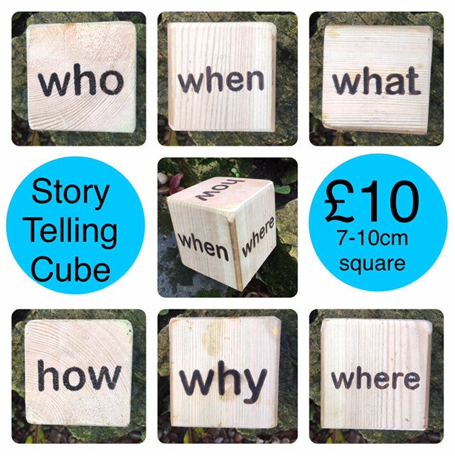 Story Telling Cube, 10cm square