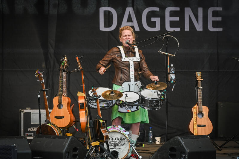 Sol Heilo med konsert under Jessheimdagene.