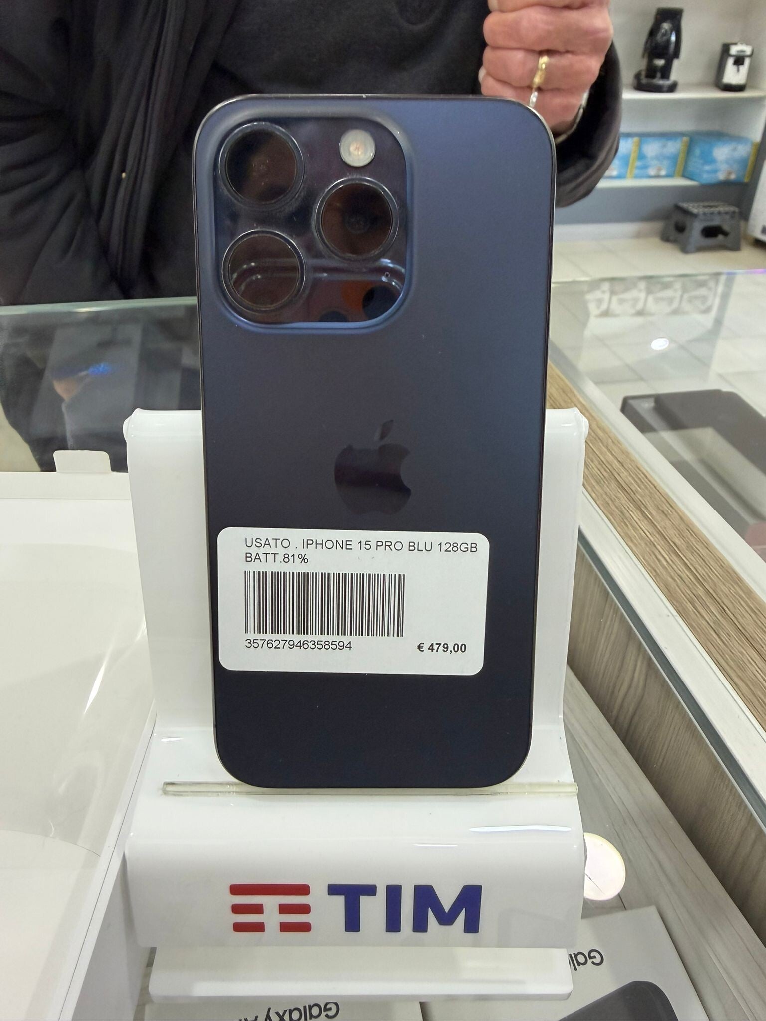 iPhone 15 Pro 128GB BLU batt.81%