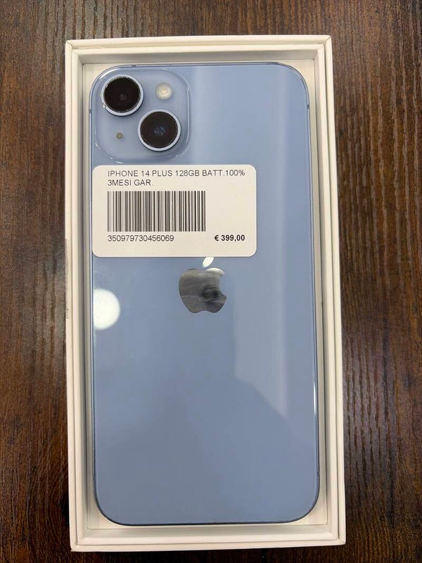 Usato iPhone 14 Plus azzurro 128Gb