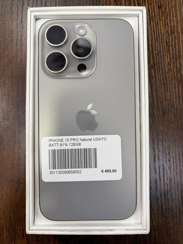 Usato iPhone 15 Pro 128Gb
