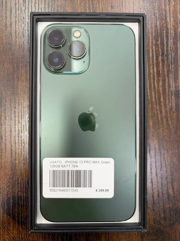 Usato iPhone 13 Pro Max Green 128Gb