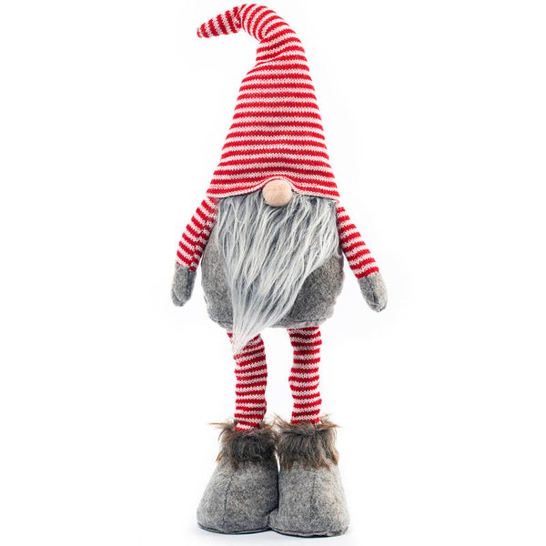 Skrzat świąteczny stojący gnom z teleskopowymi nogami