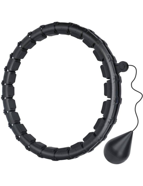 Hula hop z obciążeniem, regulacja średnicy