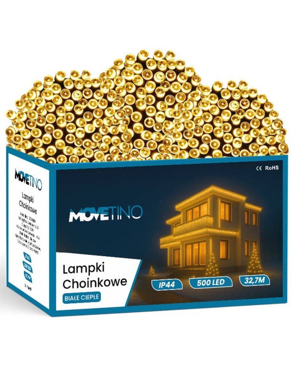 Lampki choinkowe świąteczne 500 LED