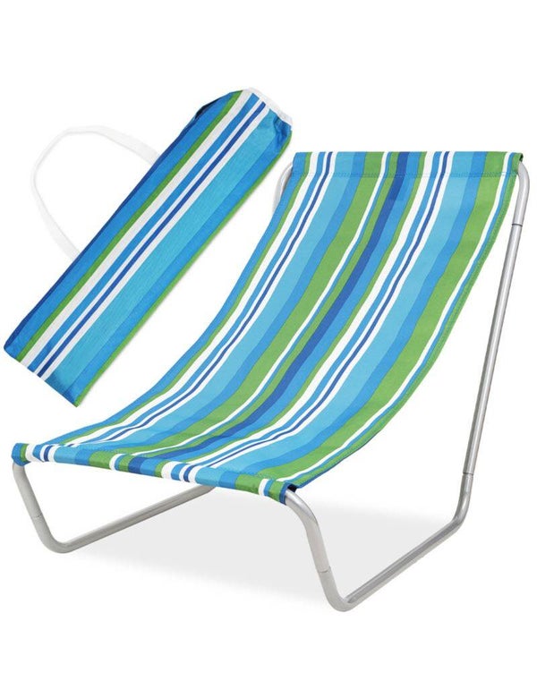 Leżak plażowy ogrodowy składany fotel + Torba