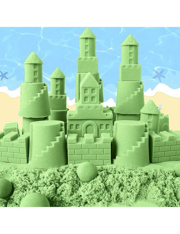 Piasek kinetyczny magiczny 1kg Zielony