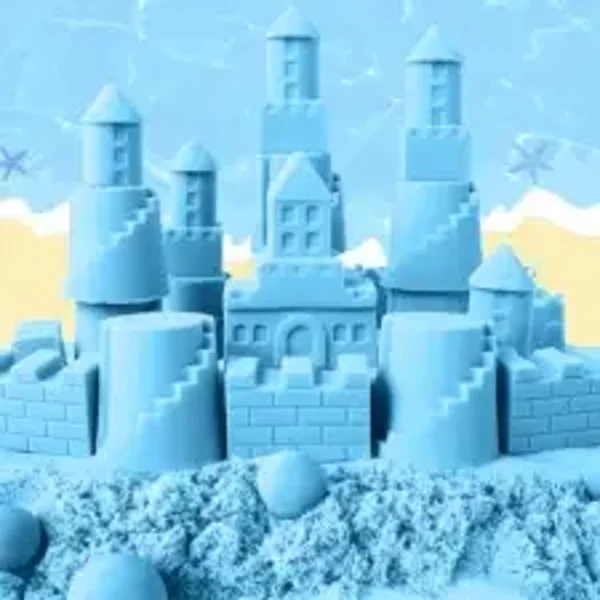 Piasek kinetyczny magiczny 1kg Niebieski