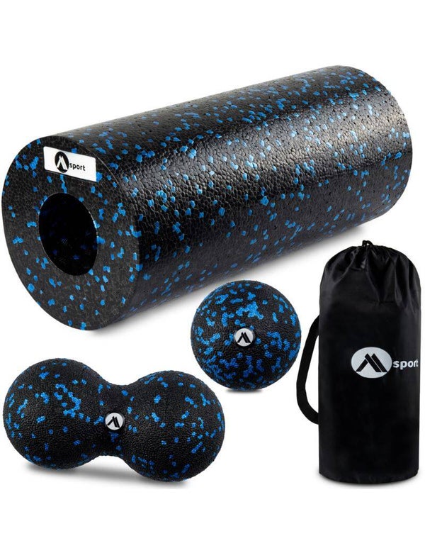 Zestaw rollerów do masażu: Wałek, Piłka, DuoBall