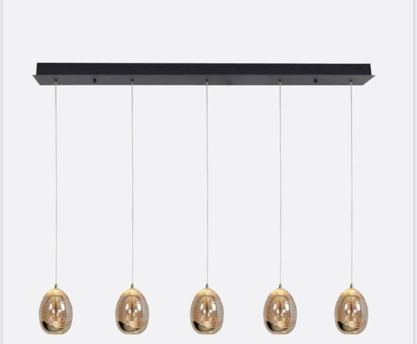 hanglamp highlight golden egg 5x5w