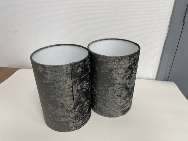 2 x lampenkappen cilinder 20/30 croco 83