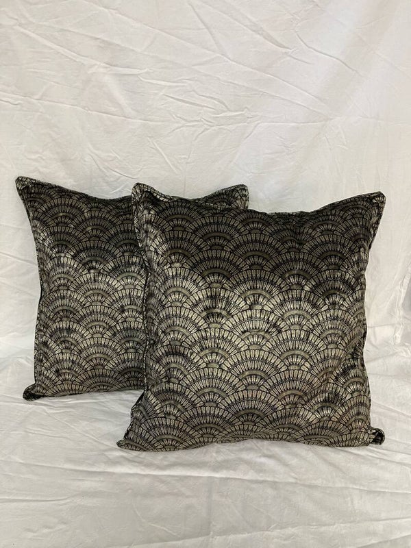 2 x kussens 40x40 feather green kussens