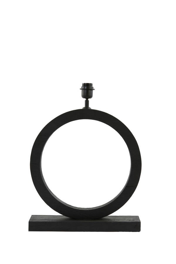 Lampvoet 41x13x55 cm TINAR hout mat zwart