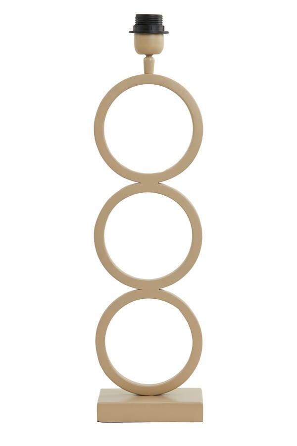 Lampvoet 15x10x51 cm STELIOS mat beige