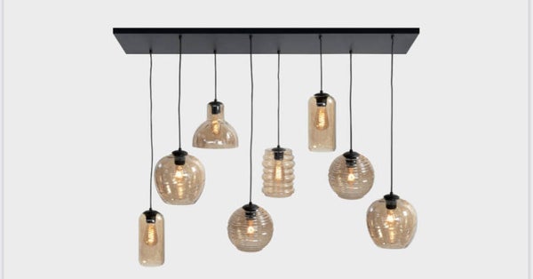 Hanglamp highlight fantasy 8x60w gold