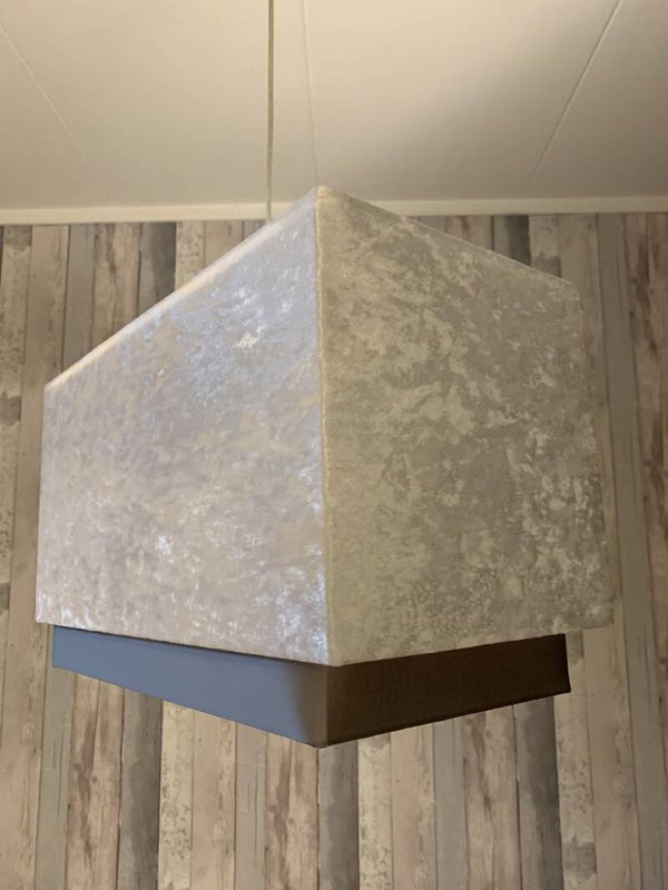 Lampenkap rechthoek dubbele 50/30