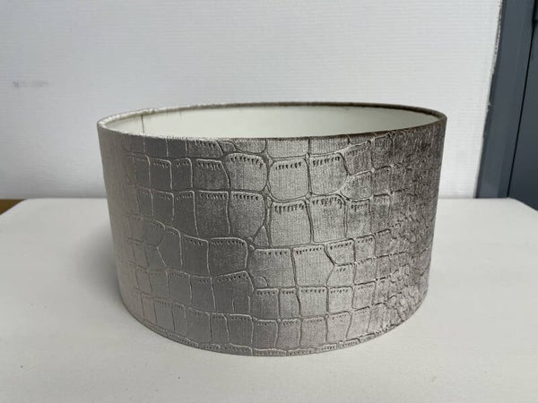 1 x lampenkap cilinder 40/20 velvet big croco 56