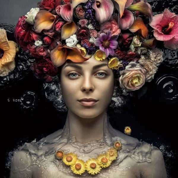 Glasschilderij 3D 120x120 GLAS1201203D-004