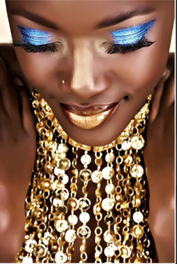 Glasschilderij Women Art 0086