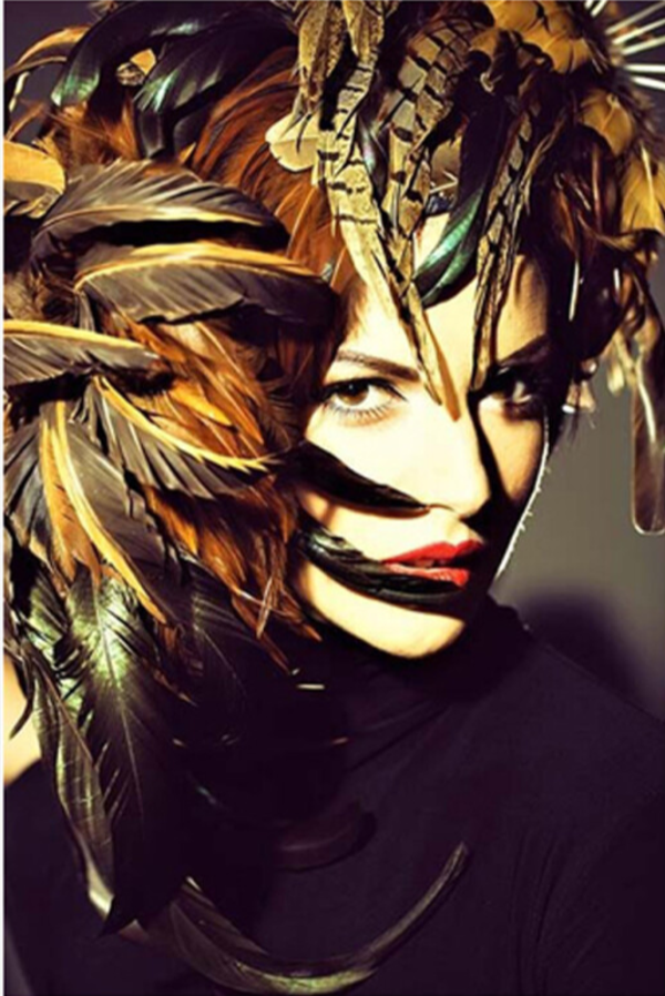 Glasschilderij Women Art 0088