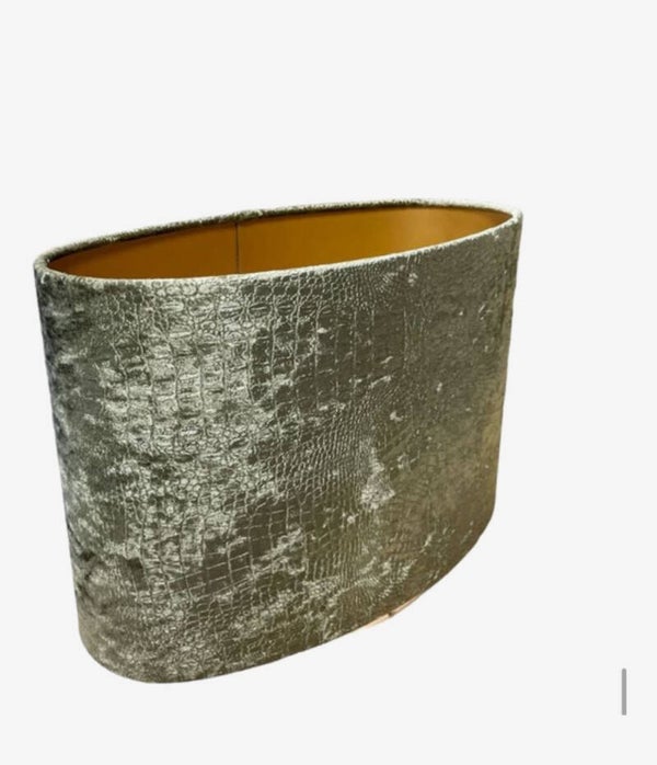Lampenkap moodlight ovaal 40x20x25 croco groen