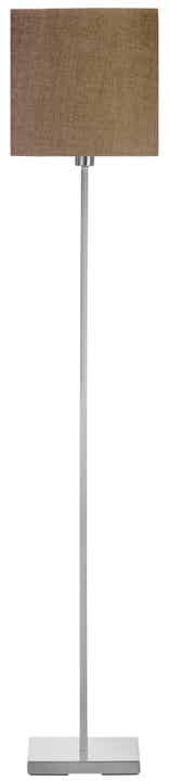 Vloerlamp RVS vierkant (staal)