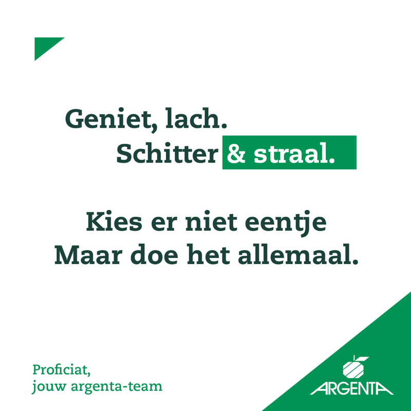 Grafisch ontwerp Argenta Glabbeek - Lubbeek