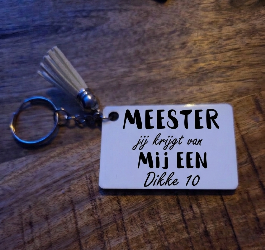 Meester krijgt een dikke 10