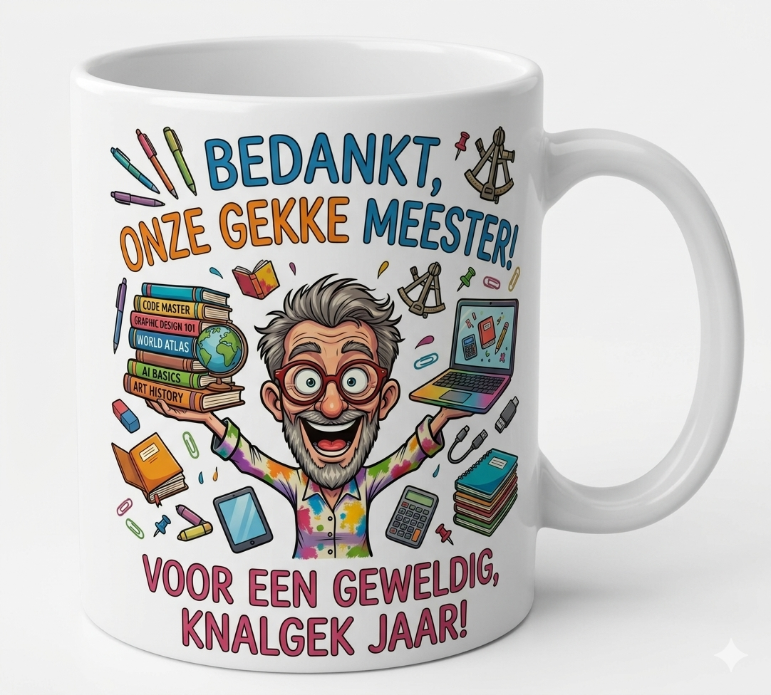 Bedankt onze gekke meester