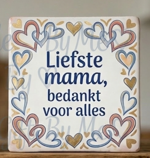 Liefste mama bedankt voor alles.