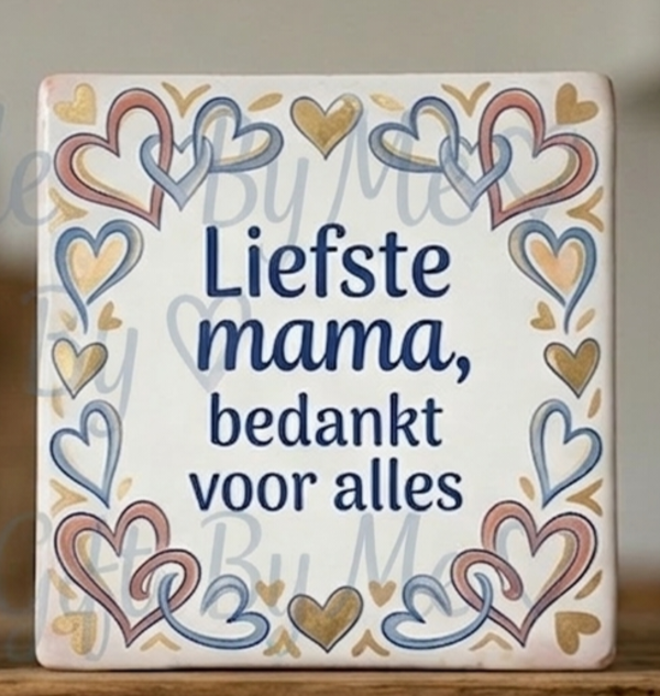 Liefste mama bedankt voor alles.