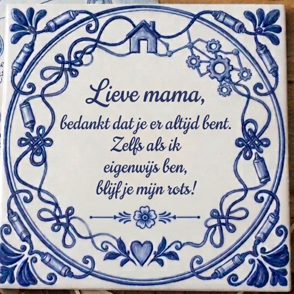 Lieve mama bedankt