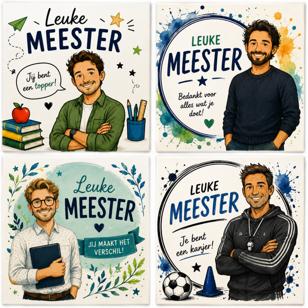Meester tegels verschillende varianten