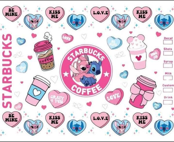 Starbucks Stitch en Angel