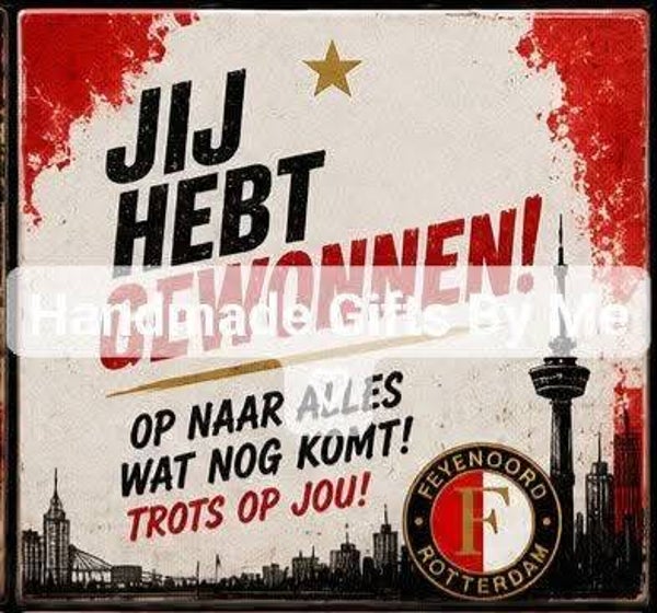 Jij hebt gewonnen