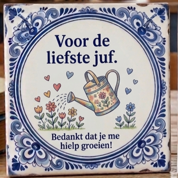 Voor de liefste juf