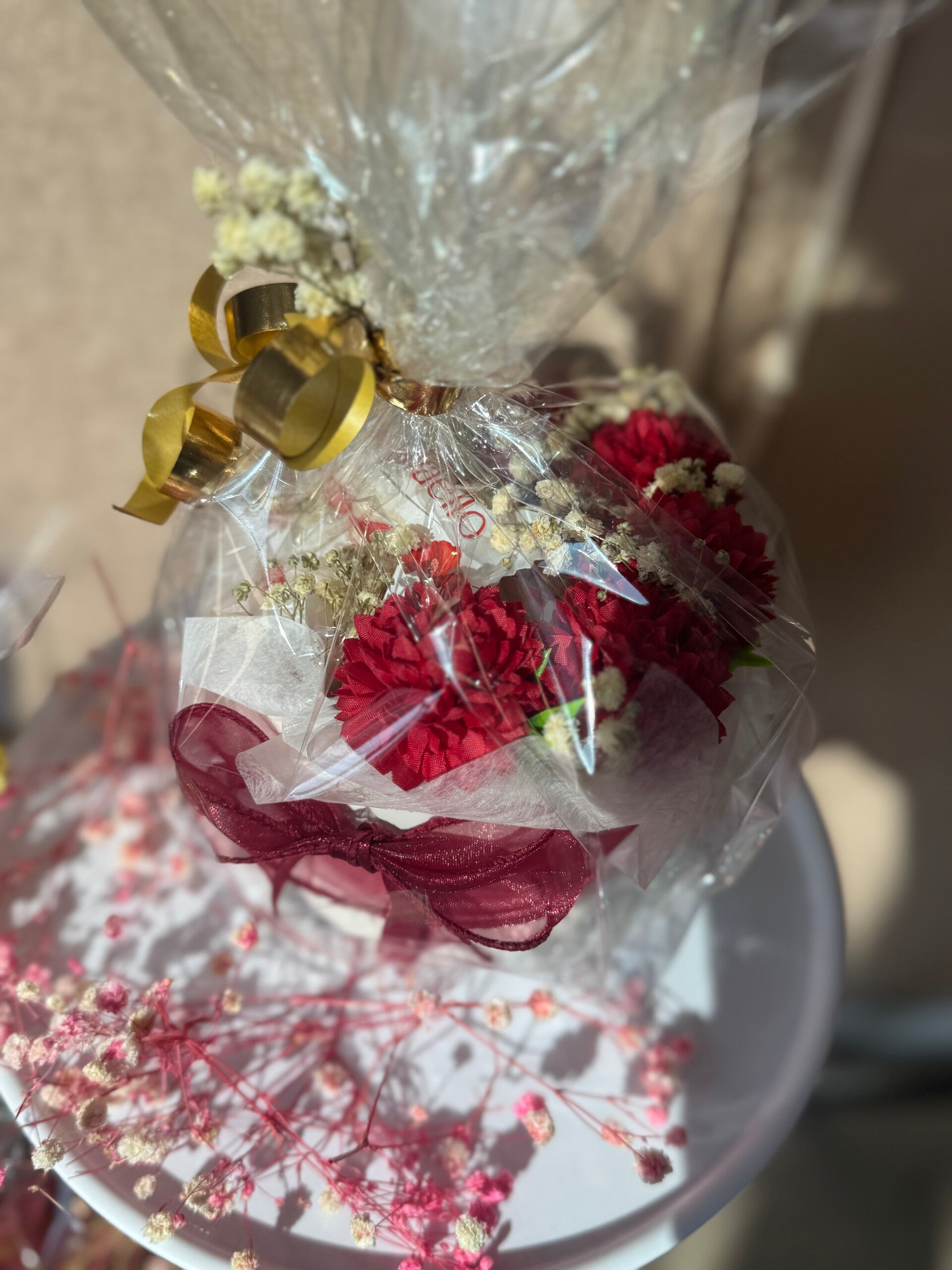 Eid geschenk Raffaello | roze bloemen