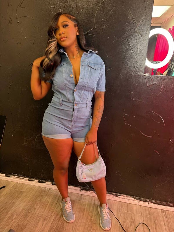 Blue Jean Romper