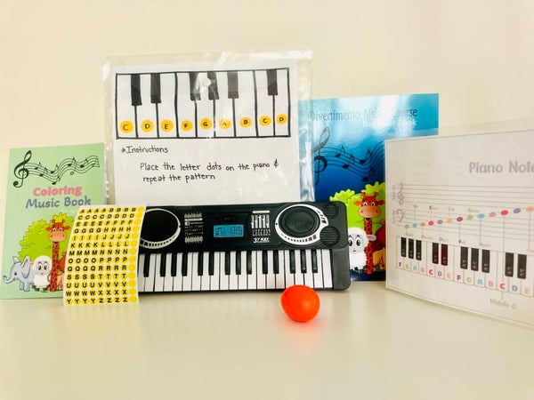Beginner piano set (ages 4-8)