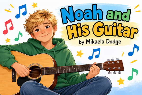 Noah and his guitar