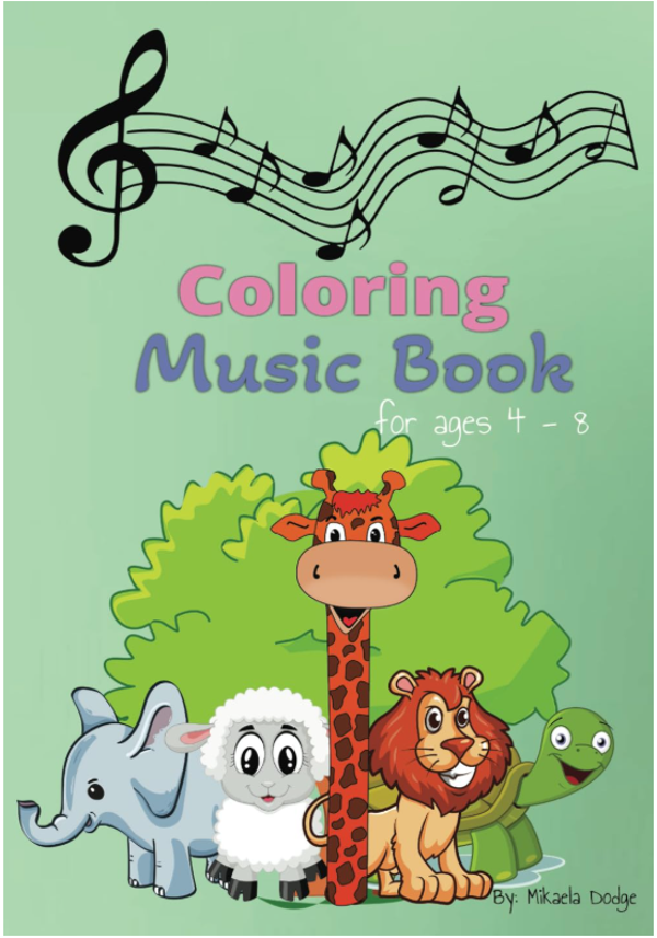 Coloring music book