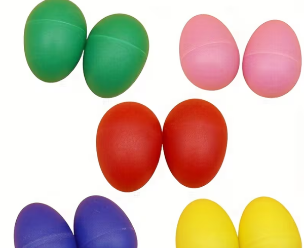 2 PC Egg Shakers (random color)