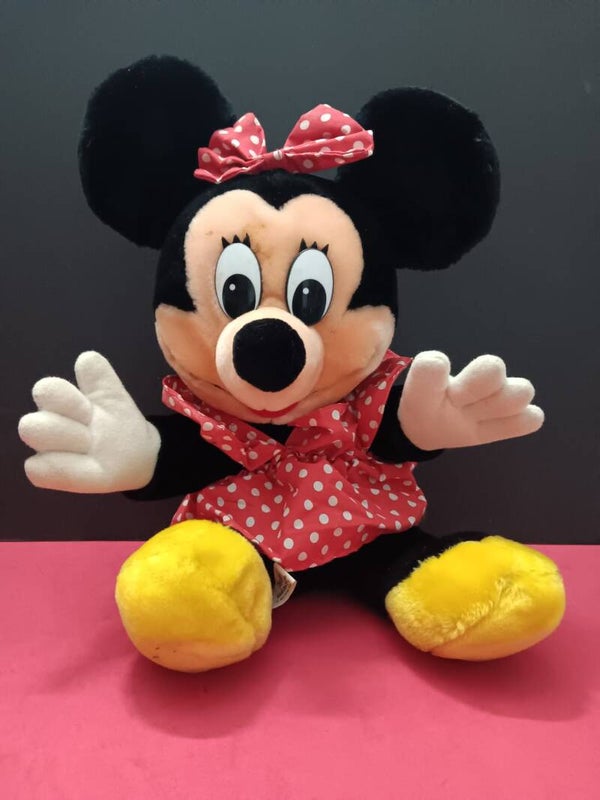 Peluche minnie disney disneyland disneyworld año 1984