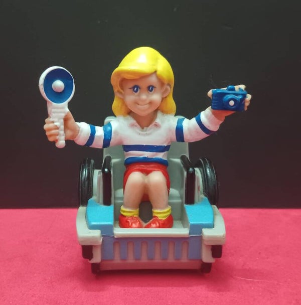 Figura de goma pvc Kids Club V Happy Meal promoción Burger King año 1990